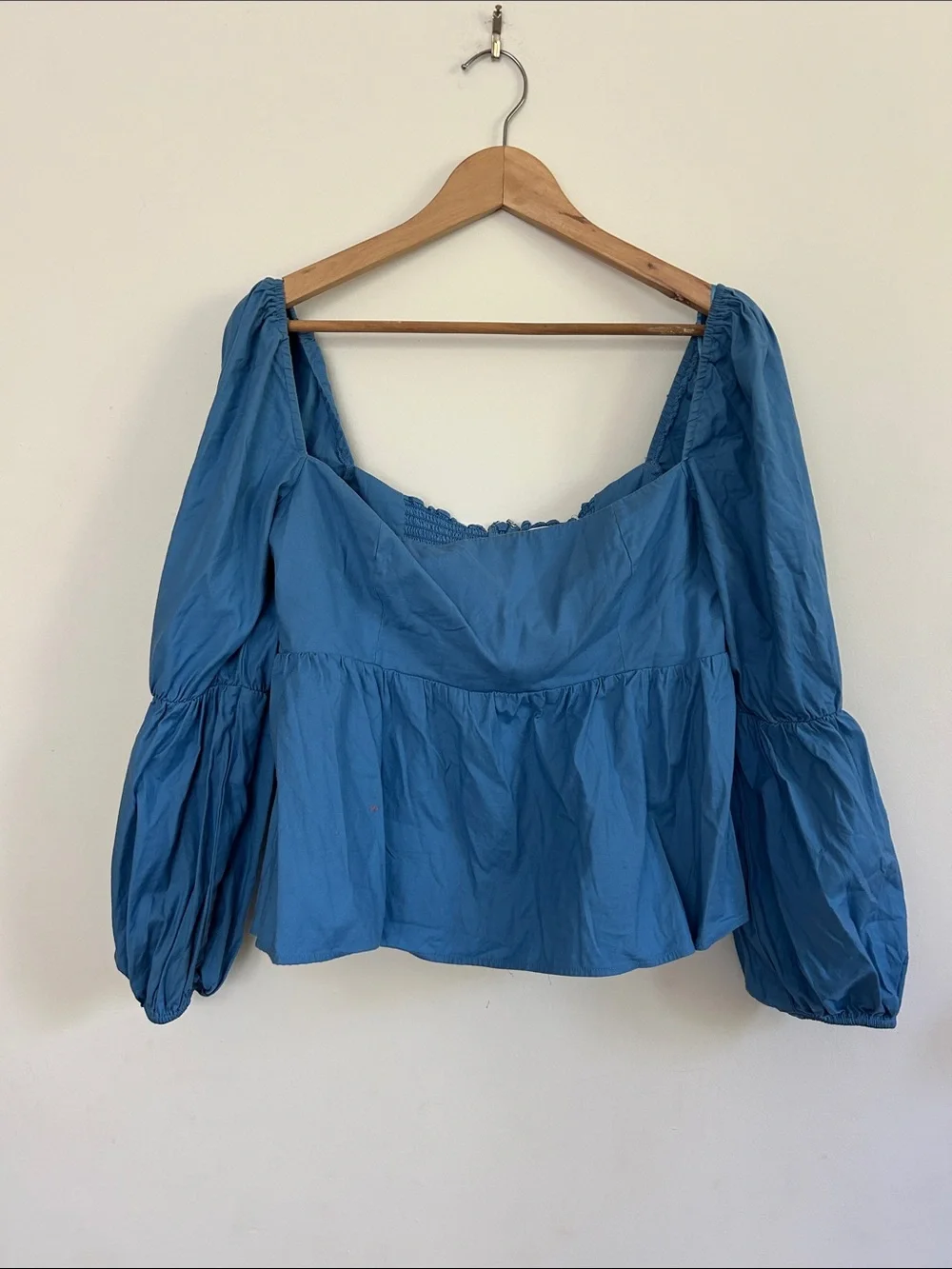 Reformation Jaxley top in azure blue 💙